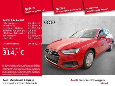 Gebraucht Audi A4 Ambiente 150 PS (110 kW) 2023 Tangorot metallic Kombi