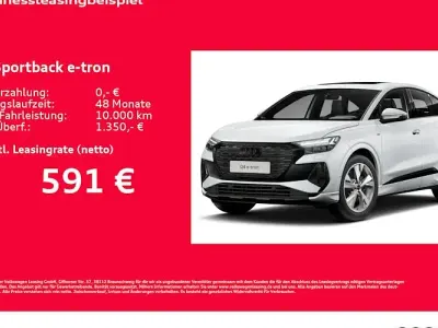 Neu Audi Q4 Sportback e-tron Ambiente 210 kW (286 PS) 2026 Weiß SUV