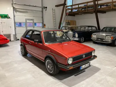 Używany VW Golf 133 KM (97 kW) 1980 Czerwony Kabriolet