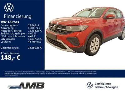 Usata VW T-Cross 95 CV (69 kW) 2025 Rosso SUV