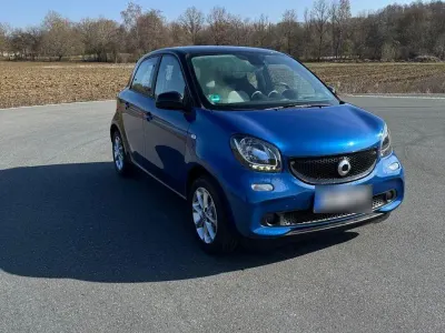 Gebraucht Smart ForFour Passion 71 PS (52 kW) 2016 Blau Kleinwagen