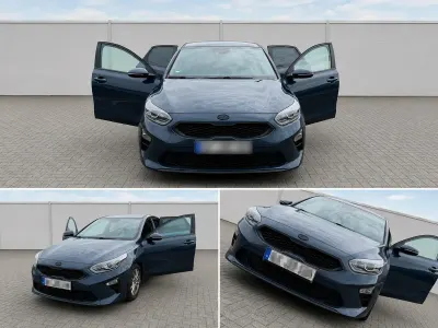 Gebraucht Kia Ceed Spirit 136 PS (100 kW) 2019 Blau Kleinwagen