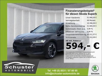 Nuova Skoda Superb SportLine 204 CV (150 kW) 2026 Nero Station wagon