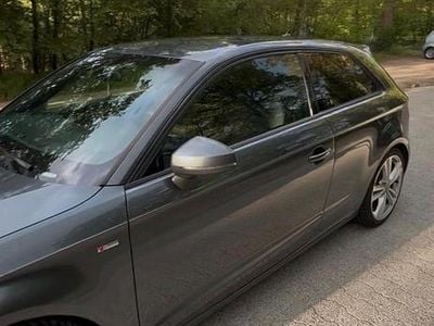 Second-hand Audi A3 S-Line 150 CP (110 kW) 2014 Gri Coupe