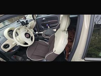 Second-hand Fiat 500 69 CP (50 kW) 2014 Bej Cabrio