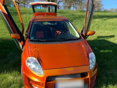Gebraucht Fiat Punto 65 PS (47 kW) 2006 Orange Kleinwagen
