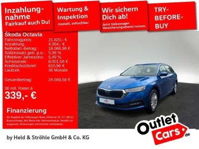 Gebraucht Skoda Octavia Ambition 116 PS (85 kW) 2023 Raceblau metallic Kombi