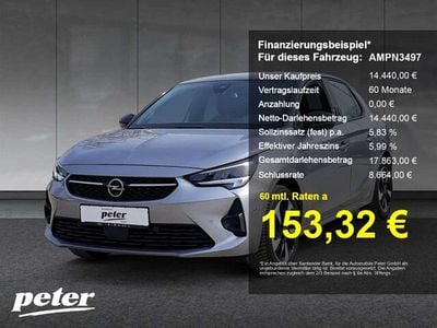 Gebraucht Opel Corsa-e GS Line 100 kW (136 PS) 2022 Kontrast grau/quarz silber Kleinwagen