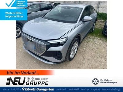 Gebraucht Audi Q4 Sportback e-tron Sport 150 kW (204 PS) 2023 Silber SUV