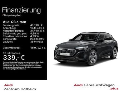 Gebraucht Audi Q8 e-tron S-Line 250 kW (340 PS) 2023 Magnetgrau SUV