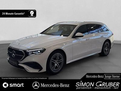 Gebraucht Mercedes E220 AMG line 197 PS (144 kW) 2025 Unilack polarweiß Kombi