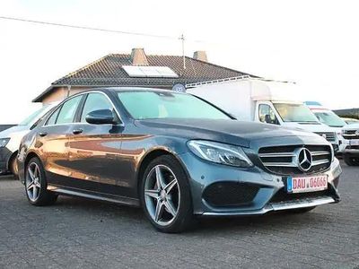 Usata Mercedes C200 AMG line 136 CV (100 kW) 2016 Grigio Berlina