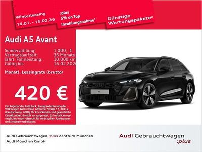 Mythosschwarz metallic Gebraucht 2025 Audi A5 Edition .1 Kombi | 53.311 € (Superpreis)