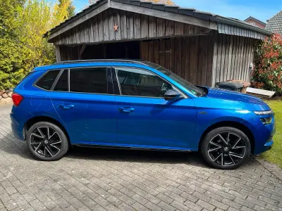 Usata Skoda Kamiq Monte Carlo 150 CV (110 kW) 2021 Blu SUV