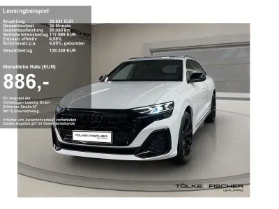 Ny Audi Q8 S-Line 286 HK (210 kW) 2026 Hvid SUV