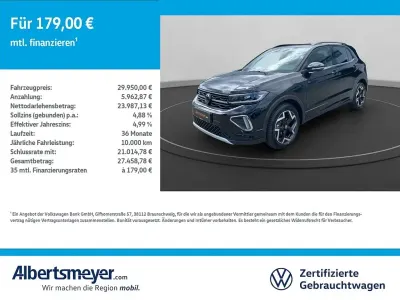 Nowe VW T-Cross R-line 116 KM (85 kW) 2025 Czarny SUV
