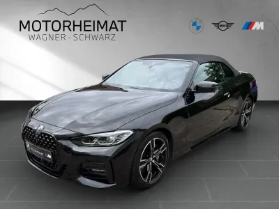 Gebraucht BMW 430 Cabriolet M Sport 245 PS (180 kW) 2023 Saphirschwarz metallic Cabrio