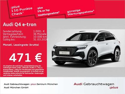 Gebraucht Audi Q4 e-tron S-Line 210 kW (286 PS) 2025 Weiß SUV