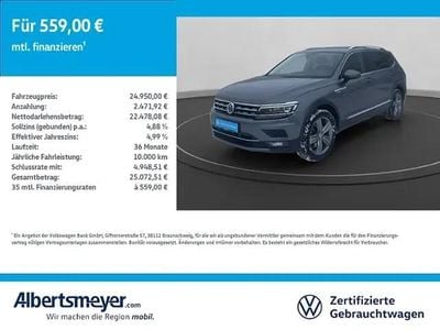 Grau Gebraucht 2019 VW Tiguan Allspace Highline SUV | 24.950 € (Superpreis)