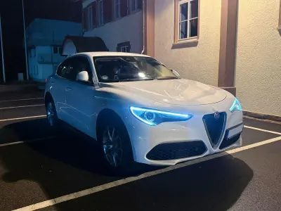 Second-hand Alfa Romeo Stelvio Super 160 CP (117 kW) 2018 Alb SUV