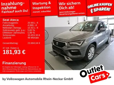 Używany Seat Ateca Style 150 KM (110 kW) 2022 Szary SUV