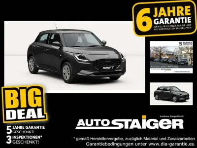 Neu Suzuki Swift Comfort+ 83 PS (61 kW) 2025 Super black pearl metallic Kleinwagen