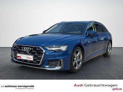 Ascariblau metallic Gebraucht 2024 Audi A6 S-Line Kombi | 39.940 € (Guter Preis)