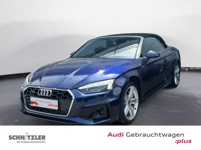 Gebraucht Audi A5 Cabriolet S-Line 265 PS (194 kW) 2023 Navarrablau metallic Cabrio
