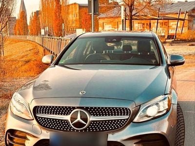Begagnad Mercedes C180 AMG 156 HK (114 kW) 2021 Grå Sedan