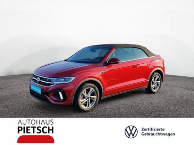 Second-hand VW T-Roc Cabriolet R-line 150 CP (110 kW) 2025 Roșu Cabrio