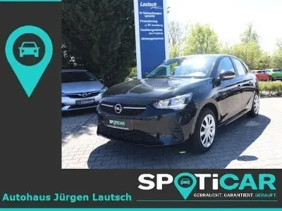 Begagnad Opel Corsa-e Edition 100 kW (136 HK) 2021 Svart Halvkombi