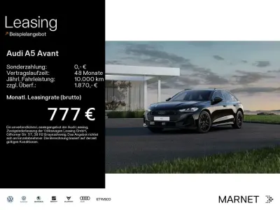 Neu Audi A5 Performance 367 PS (269 kW) 2026 Mythosschwarz metallic Kombi