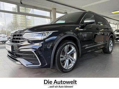 Gebraucht VW Tiguan Allspace R-line 200 PS (147 kW) 2021 Deep black perleffekt SUV