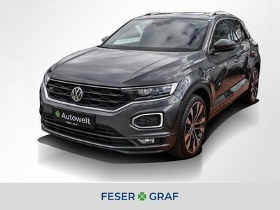 gebraucht VW T-Roc 2.0 TSI 4M R-Line DSG ACC LED Navi Pano