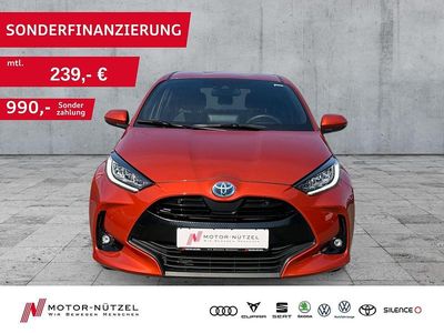 Gebraucht Toyota Yaris Hybrid 116 PS (85 kW) 2022 Orange Kleinwagen