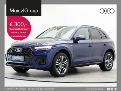 Gebraucht Audi Q5 S-Line 204 PS (150 kW) 2022 Navarrablau metallic SUV