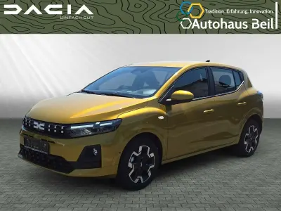 Neu Dacia Sandero Journey 122 PS (89 kW) 2026 Amberyellow Limousine