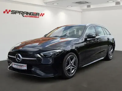 Brugt Mercedes C200 AMG line 224 HK (164 kW) 2022 Sort Stationcar