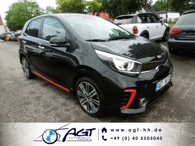 Gebraucht Kia Picanto GT-Line 101 PS (74 kW) 2019 (abp) auroraschwarz met. Kleinwagen