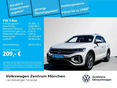 Gebraucht VW T-Roc R-line 110 PS (80 kW) 2024 Grau SUV