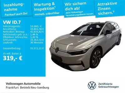 Gebraucht VW ID.7 Pro 210 kW (286 PS) 2025 Silber Kombi