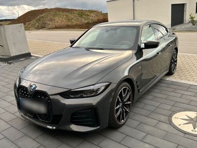 gebraucht BMW i4 M50 Gran Coupé Dravitgrau Leder Head Up