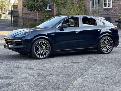 Gebraucht Porsche Cayenne E-Hybrid Coupe Platinum Edition 462 PS (339 kW) 2022 Moonlightbluemetallic Coupé