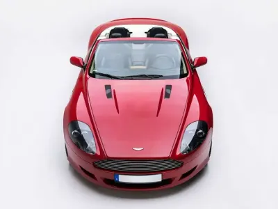 Gebraucht Aston Martin DB9 455 PS (334 kW) 2006 Rot Cabrio