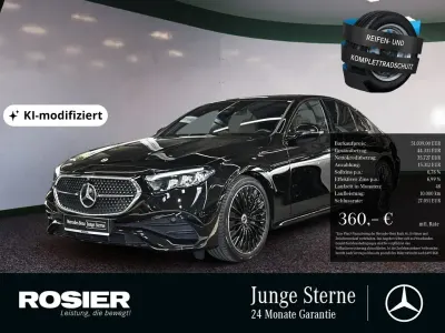 Gebraucht Mercedes E200 Advanced 204 PS (150 kW) 2025 Schwarz / obsidianschwarz Limousine