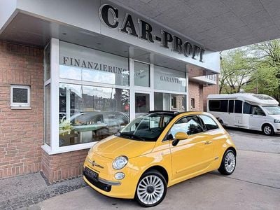 Begagnad Fiat 500C Lounge 69 HK (50 kW) 2015 Gul Cab