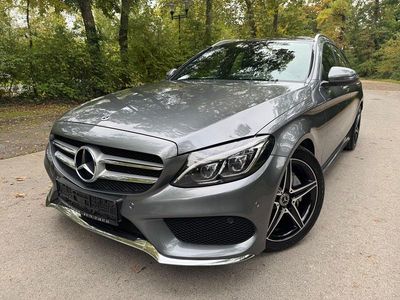 Gebraucht Mercedes C220 AMG line 170 PS (125 kW) 2018 Grau Kombi