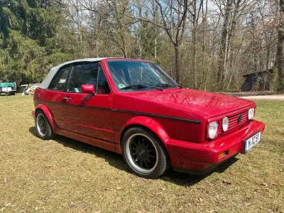 Gebraucht VW Golf Cabriolet 95 PS (69 kW) 1989 Rot Cabrio