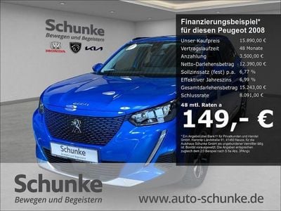 Occasion Peugeot e-2008 Allure 100 kW (136 PK) 2021 Blauw SUV