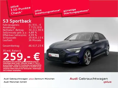 Brugt Audi S3 Sport 310 HK (228 kW) 2023 Blå Sedan